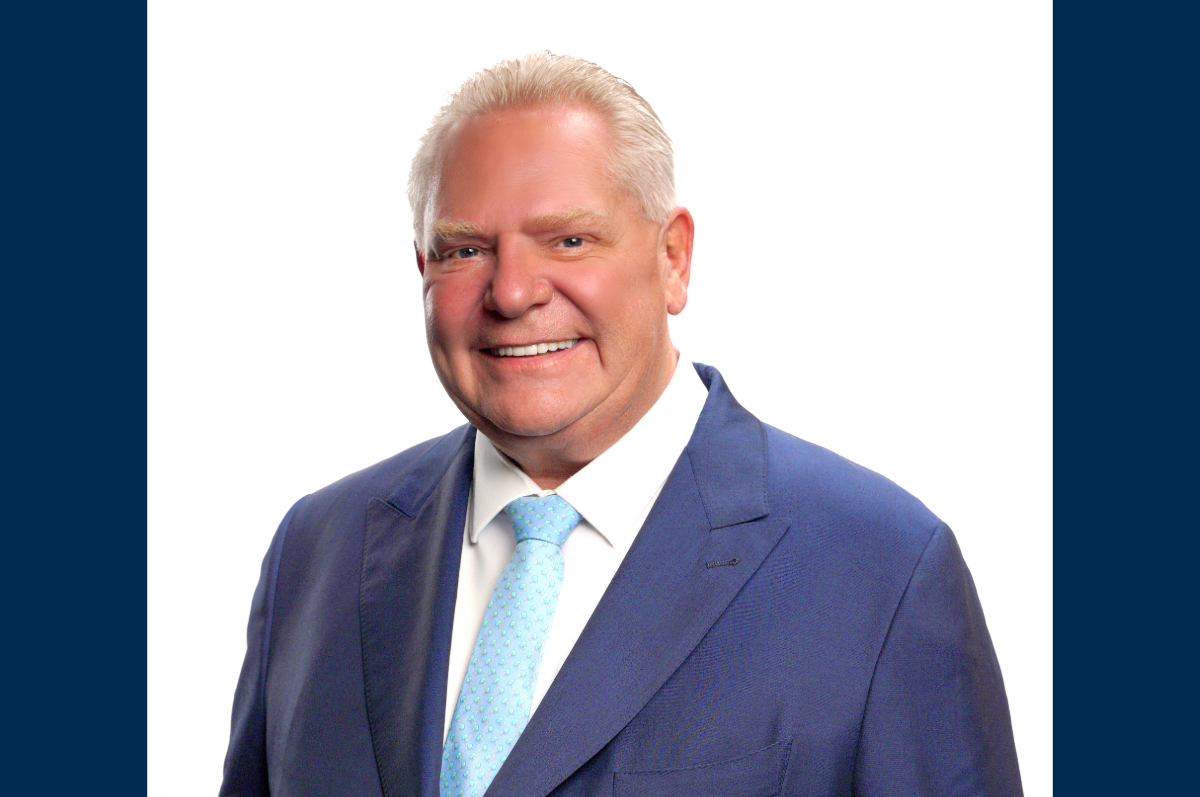 portrait of Doug Ford in dark suit